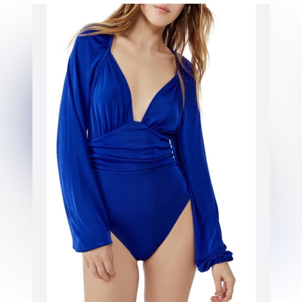Free People “In Your Arms” Bodysuit; size Small
